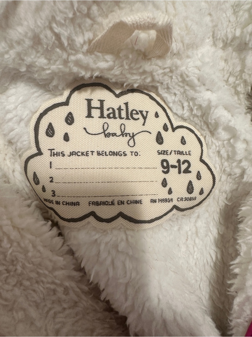 Hatley Rainy Rainbows Sherpa Lined Baby Rain Bundler Suit Size 9-12 Months - Picture 10 of 11